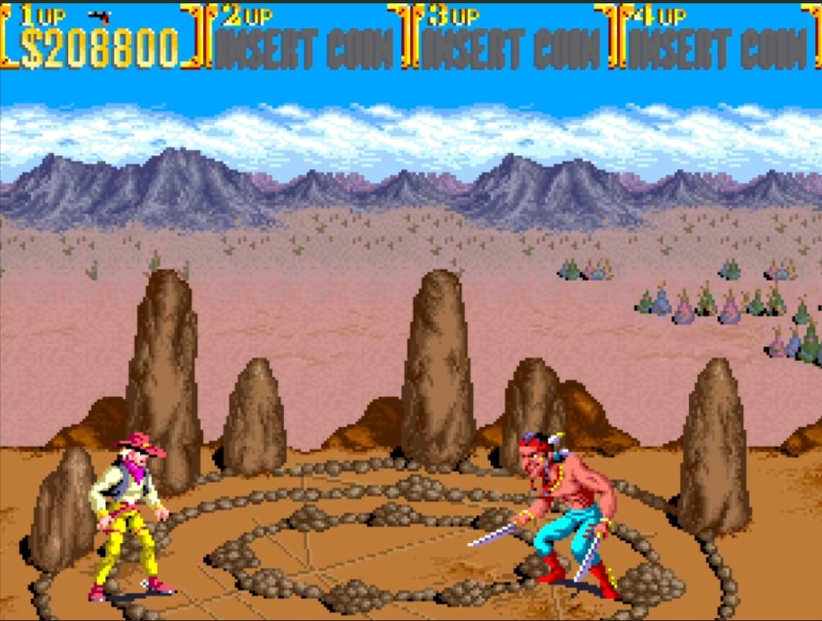 Sunset Riders - геймплей игры Arcade